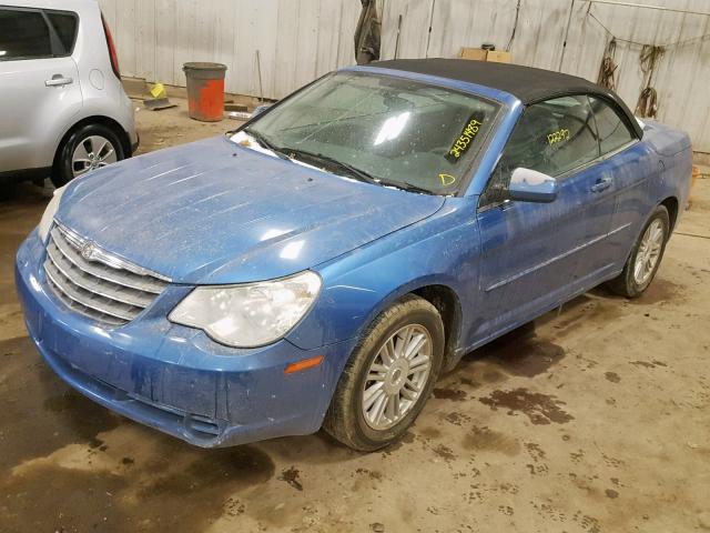 1C3LC55R78N223468 - 2008 CHRYSLER SEBRING TO BLUE photo 2