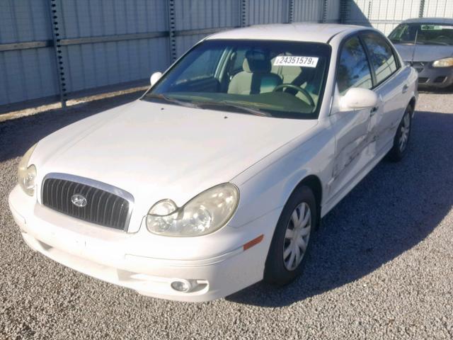 KMHWF25H74A932355 - 2004 HYUNDAI SONATA GL WHITE photo 2