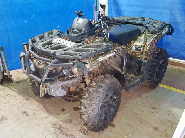 3JBLKAU22HJ000734 - 2017 CAN-AM OUTLANDER BLACK photo 2