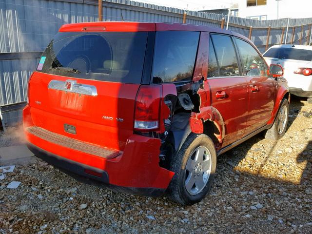 5GZCZ63466S873686 - 2006 SATURN VUE RED photo 4