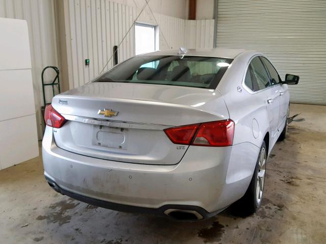 2G1145S33G9148794 - 2016 CHEVROLET IMPALA LTZ ვერცხლისფერი ფოტო 4