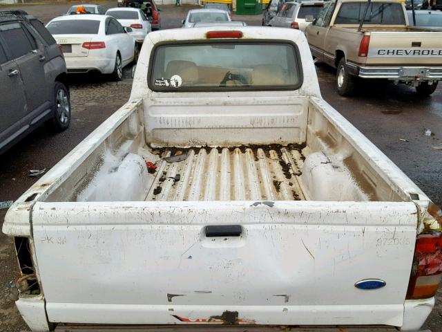 1FTCR10A9SPB16566 - 1995 FORD RANGER WHITE photo 6