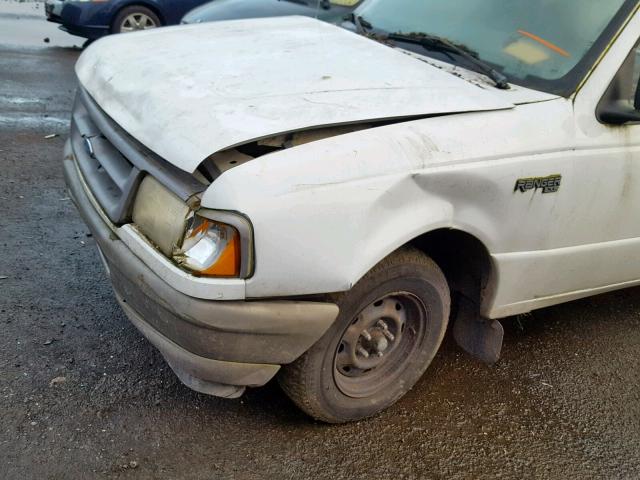 1FTCR10A9SPB16566 - 1995 FORD RANGER WHITE photo 9