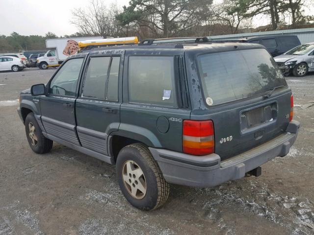 1J4GZ58Y6RC151491 - 1994 JEEP GRAND CHER GREEN photo 3