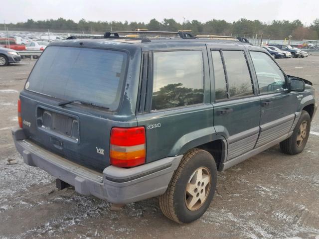 1J4GZ58Y6RC151491 - 1994 JEEP GRAND CHER GREEN photo 4