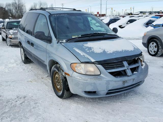 1D4GP25R65B312707 - 2005 DODGE CARAVAN SE BLUE photo 1