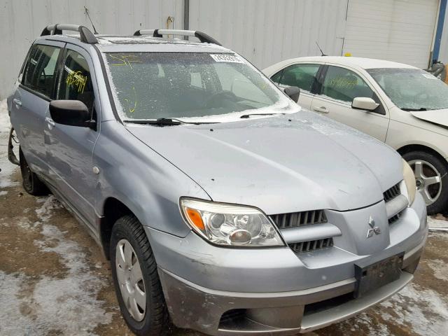 JA4LZ31F35U040493 - 2005 MITSUBISHI OUTLANDER SILVER photo 1