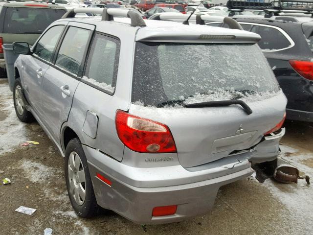 JA4LZ31F35U040493 - 2005 MITSUBISHI OUTLANDER SILVER photo 3