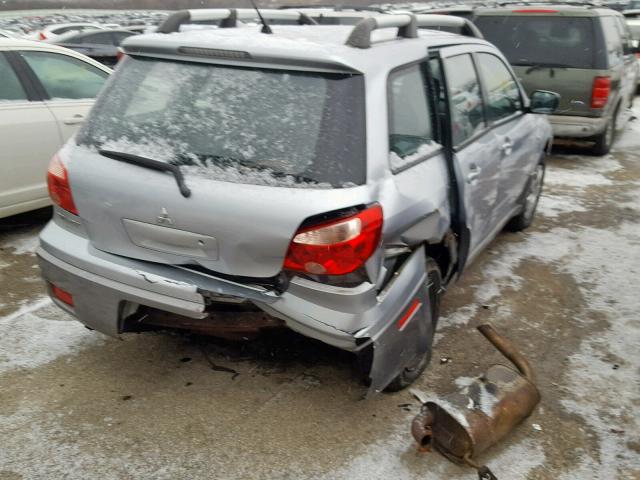 JA4LZ31F35U040493 - 2005 MITSUBISHI OUTLANDER SILVER photo 4