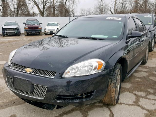 2G1WB5E38E1152519 - 2014 CHEVROLET IMPALA LIM BLACK photo 2