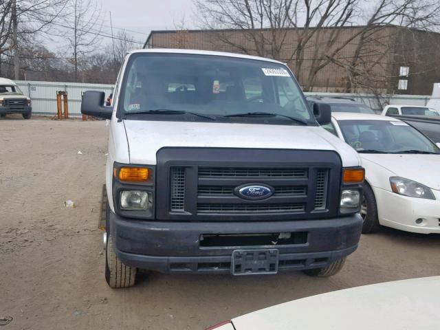 1FTNS2EW6CDA21182 - 2012 FORD ECONOLINE WHITE photo 9