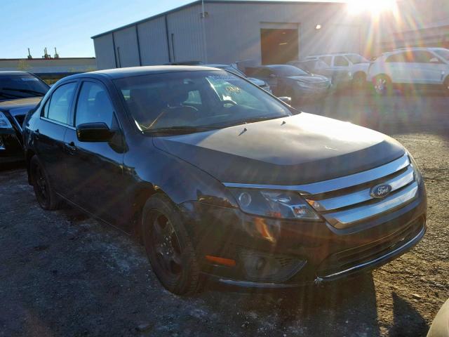 3FAHP0HA6BR149906 - 2011 FORD FUSION SE BLACK photo 1