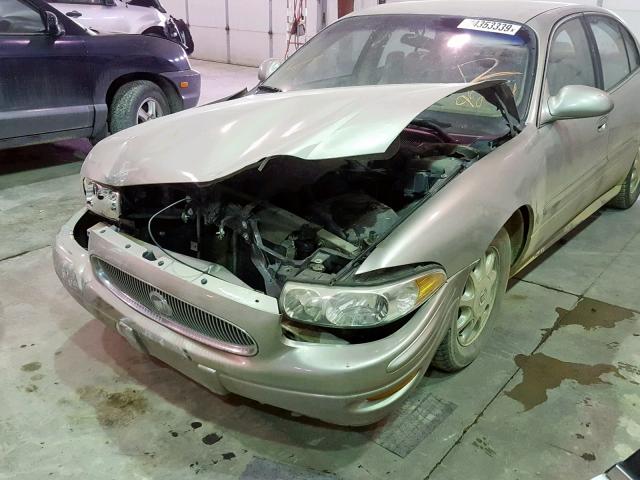 1G4HP52K744109284 - 2004 BUICK LESABRE CU TAN photo 9