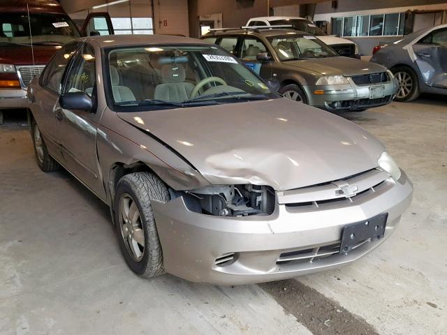 1G1JF52F347343859 - 2004 CHEVROLET CAVALIER L TAN photo 1