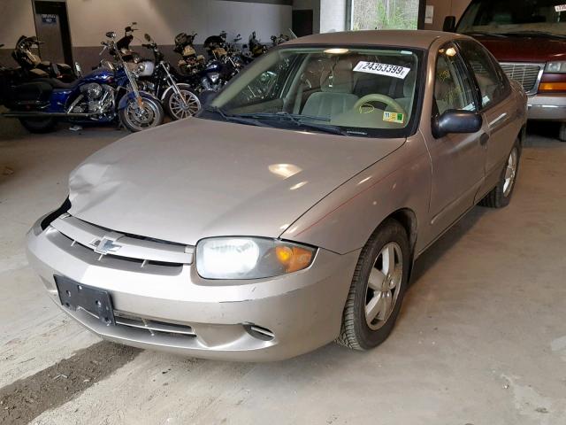 1G1JF52F347343859 - 2004 CHEVROLET CAVALIER L TAN photo 2