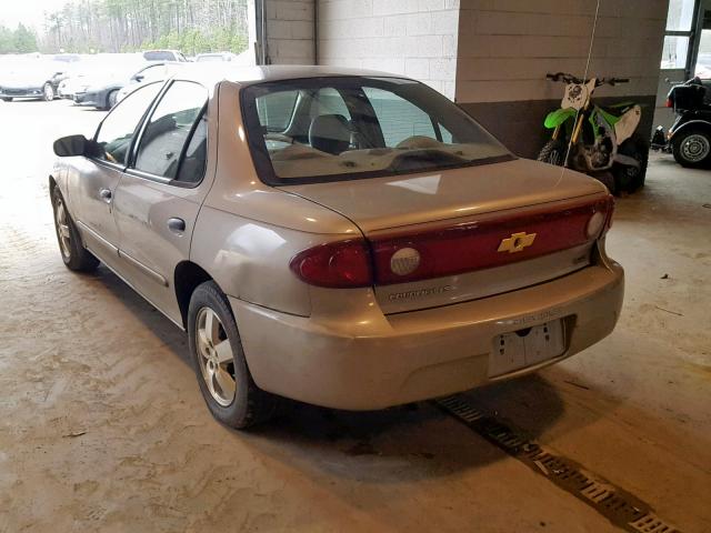 1G1JF52F347343859 - 2004 CHEVROLET CAVALIER L TAN photo 3