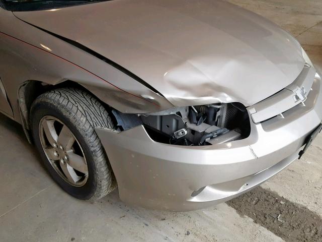 1G1JF52F347343859 - 2004 CHEVROLET CAVALIER L TAN photo 9