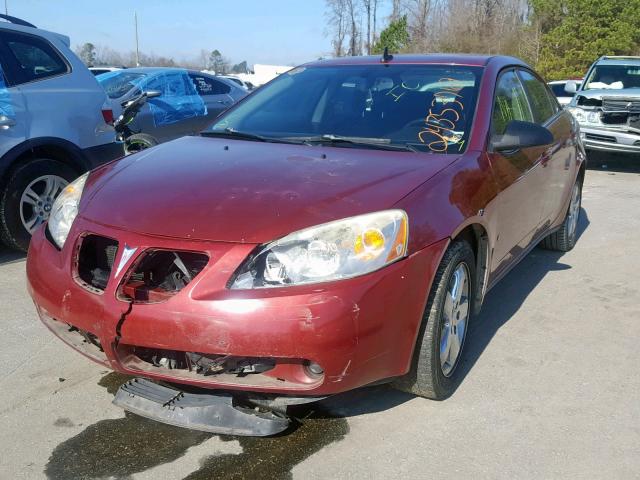 1G2ZH57NX84131783 - 2008 PONTIAC G6 GT BURGUNDY photo 2