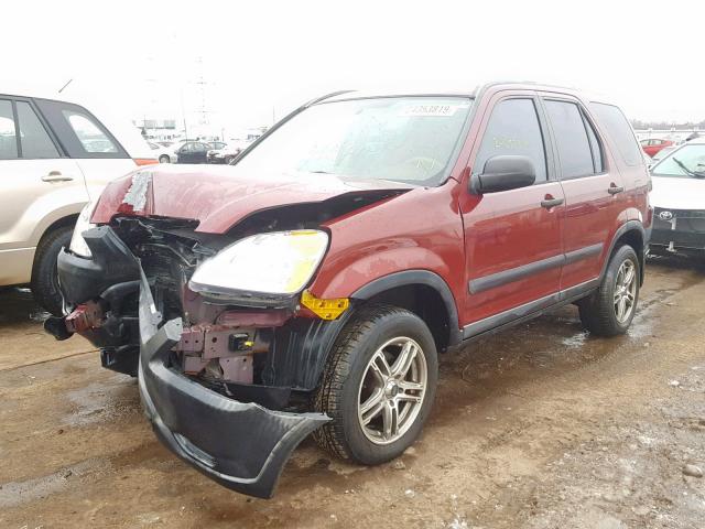 JHLRD78403C041777 - 2003 HONDA CR-V LX RED photo 2