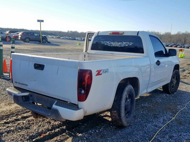 1GCCS148568326867 - 2006 CHEVROLET COLORADO WHITE photo 4