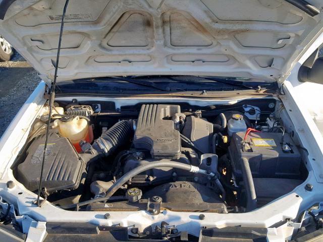 1GCCS148568326867 - 2006 CHEVROLET COLORADO WHITE photo 7