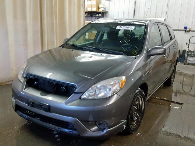 2T1KR32E55C487105 - 2005 TOYOTA MATRIX XR GRAY photo 2