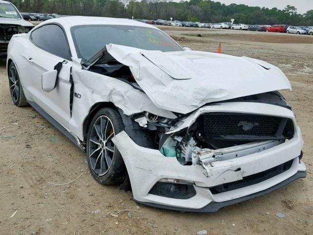 1FA6P8CF8H5237277 - 2017 FORD MUSTANG GT WHITE photo 1