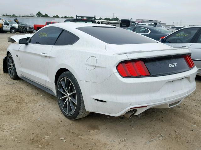 1FA6P8CF8H5237277 - 2017 FORD MUSTANG GT WHITE photo 3