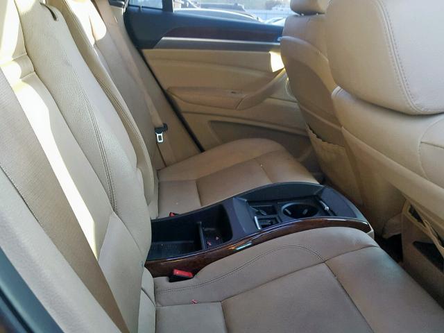 5UXFG8C52BLZ95697 - 2011 BMW X6 XDRIVE5 Noir photo 6