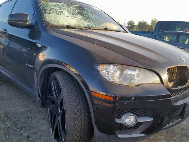 5UXFG8C52BLZ95697 - 2011 BMW X6 XDRIVE5 BLACK photo 9