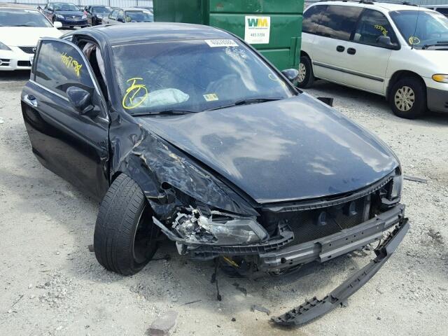 1HGCS2A86AA006924 - 2010 HONDA ACCORD EXL BLACK photo 1