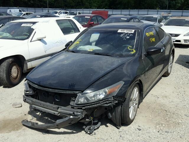 1HGCS2A86AA006924 - 2010 HONDA ACCORD EXL BLACK photo 2