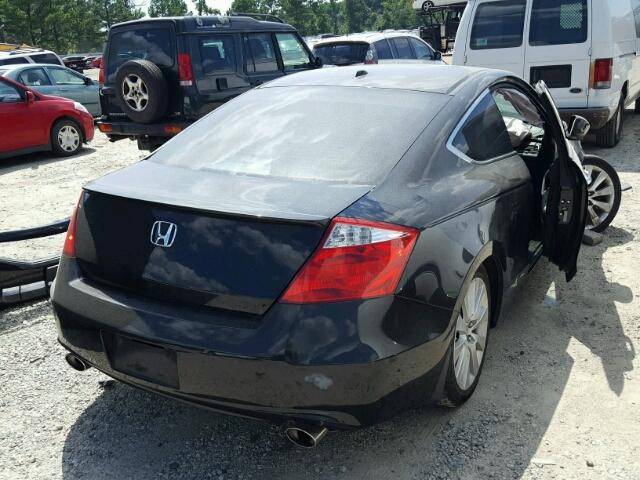 1HGCS2A86AA006924 - 2010 HONDA ACCORD EXL BLACK photo 4