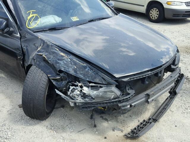 1HGCS2A86AA006924 - 2010 HONDA ACCORD EXL BLACK photo 9