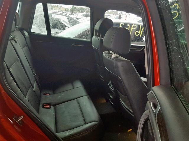 5UXWZ7C33H0V88551 - 2017 BMW X3 SDRIVE2 RED photo 6