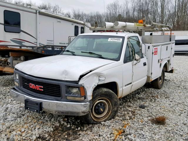 1GDGC34R5YF492707 - 2000 GMC SIERRA C35 WHITE photo 2