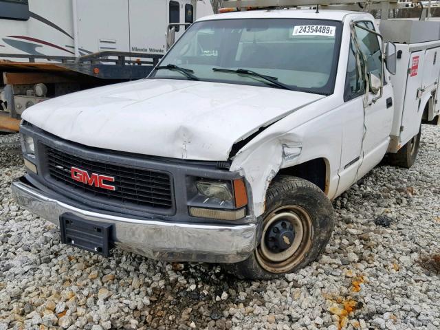 1GDGC34R5YF492707 - 2000 GMC SIERRA C35 WHITE photo 9