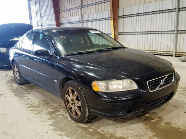 YV1RS592662535845 - 2006 VOLVO S60 2.5T BLACK photo 1