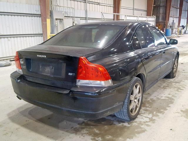 YV1RS592662535845 - 2006 VOLVO S60 2.5T BLACK photo 4