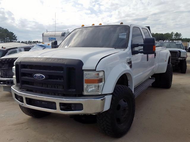 1FTWW31R78EA62159 - 2008 FORD F350 SRW S WHITE photo 2