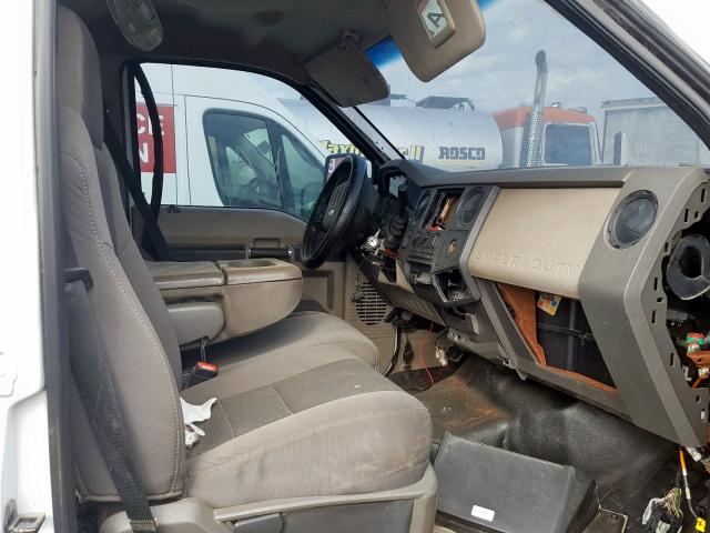 1FTWW31R78EA62159 - 2008 FORD F350 SRW S WHITE photo 5