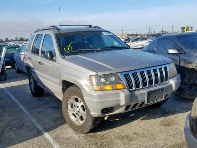 1J4G248SXYC258536 - 2000 JEEP GRAND CHER GRAY photo 1