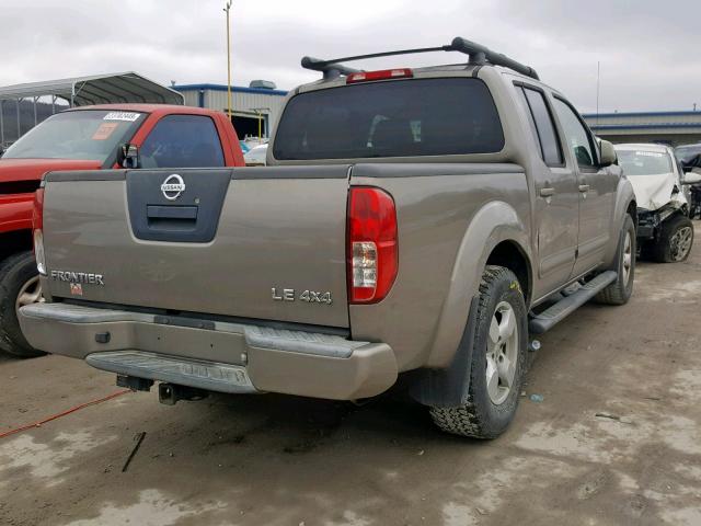 1N6AD07W98C406854 - 2008 NISSAN FRONTIER C BROWN photo 4