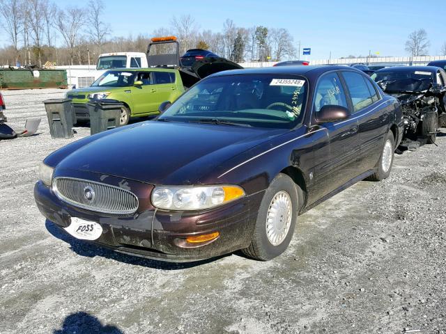 1G4HP54K21U188050 - 2001 BUICK LESABRE CU BROWN photo 2