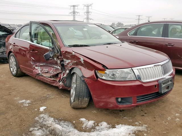 3LNHM26186R656163 - 2006 LINCOLN ZEPHYR MAROON photo 1