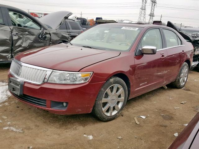 3LNHM26186R656163 - 2006 LINCOLN ZEPHYR MAROON photo 2