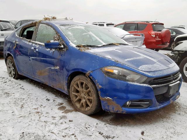 1C3CDFBB0ED747170 - 2014 DODGE DART SXT BLUE photo 1