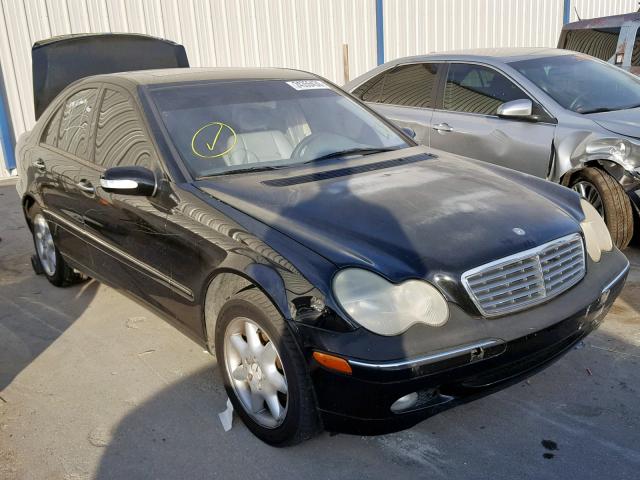 WDBRF61J63F296674 - 2003 MERCEDES-BENZ C 240 BLACK photo 1