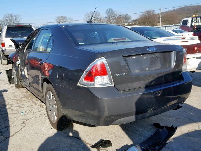 3FAHP06Z07R185722 - 2007 FORD FUSION S CHARCOAL photo 3