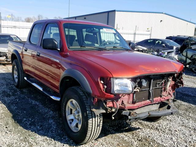 5TEGN92N03Z151079 - 2003 TOYOTA TACOMA DOU RED photo 1